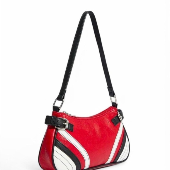 other Handbags - Stylish Red and Black Women's Shoulder Bag